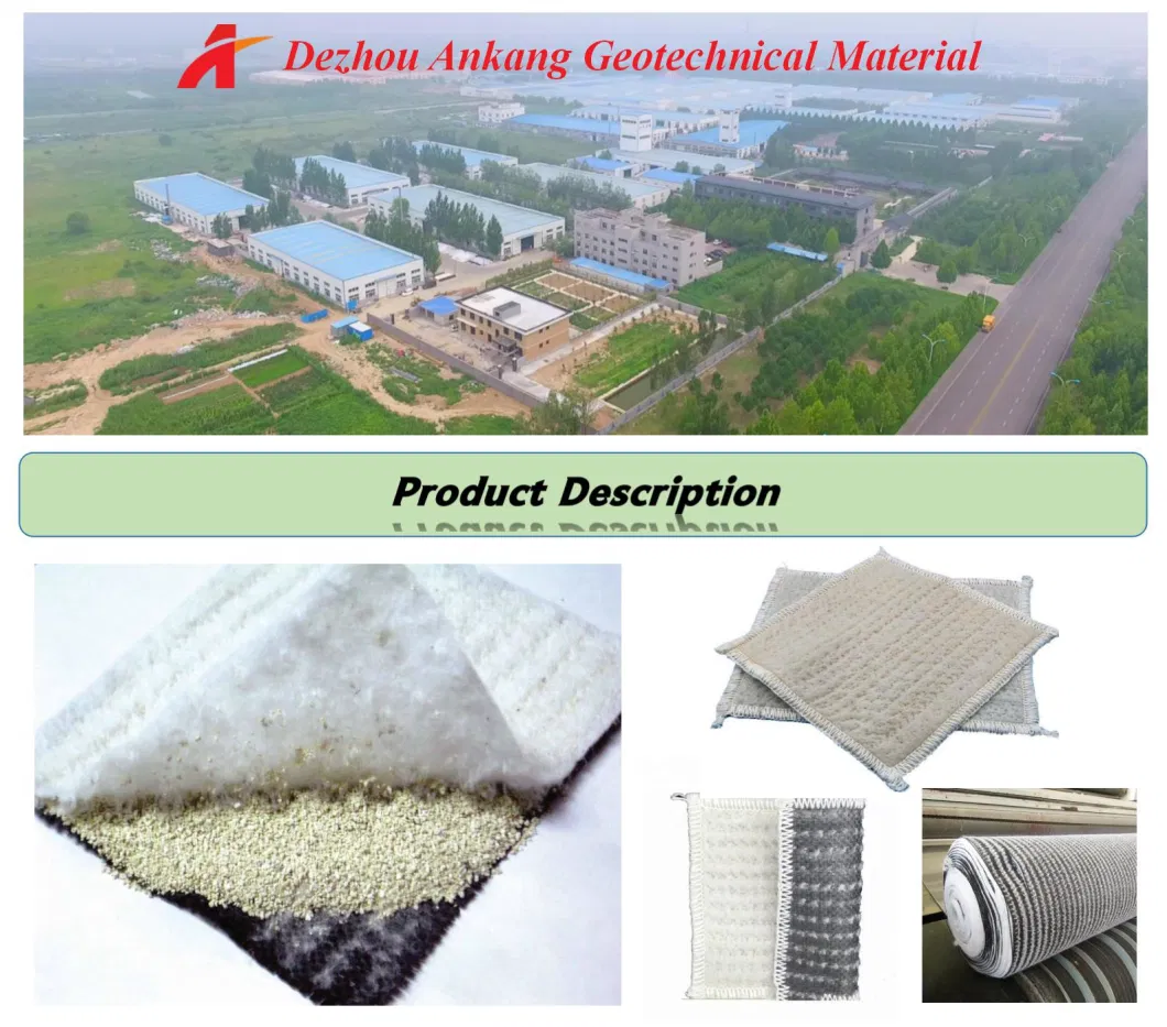 Good Waterproof Anti-Seepage Geosynthetic Clay Liner Gcl with CE Certification