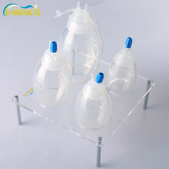 Système de drainage d'aérosol de sac de réservoir médical de haute qualité Bm® de 1000 ml FDA