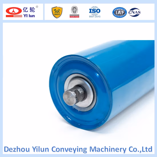 Rouleau en acier Cema/rouleau de transport robuste/ensemble de rouleaux de convoyeur minier